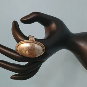 Chunky Silver Tone Ring